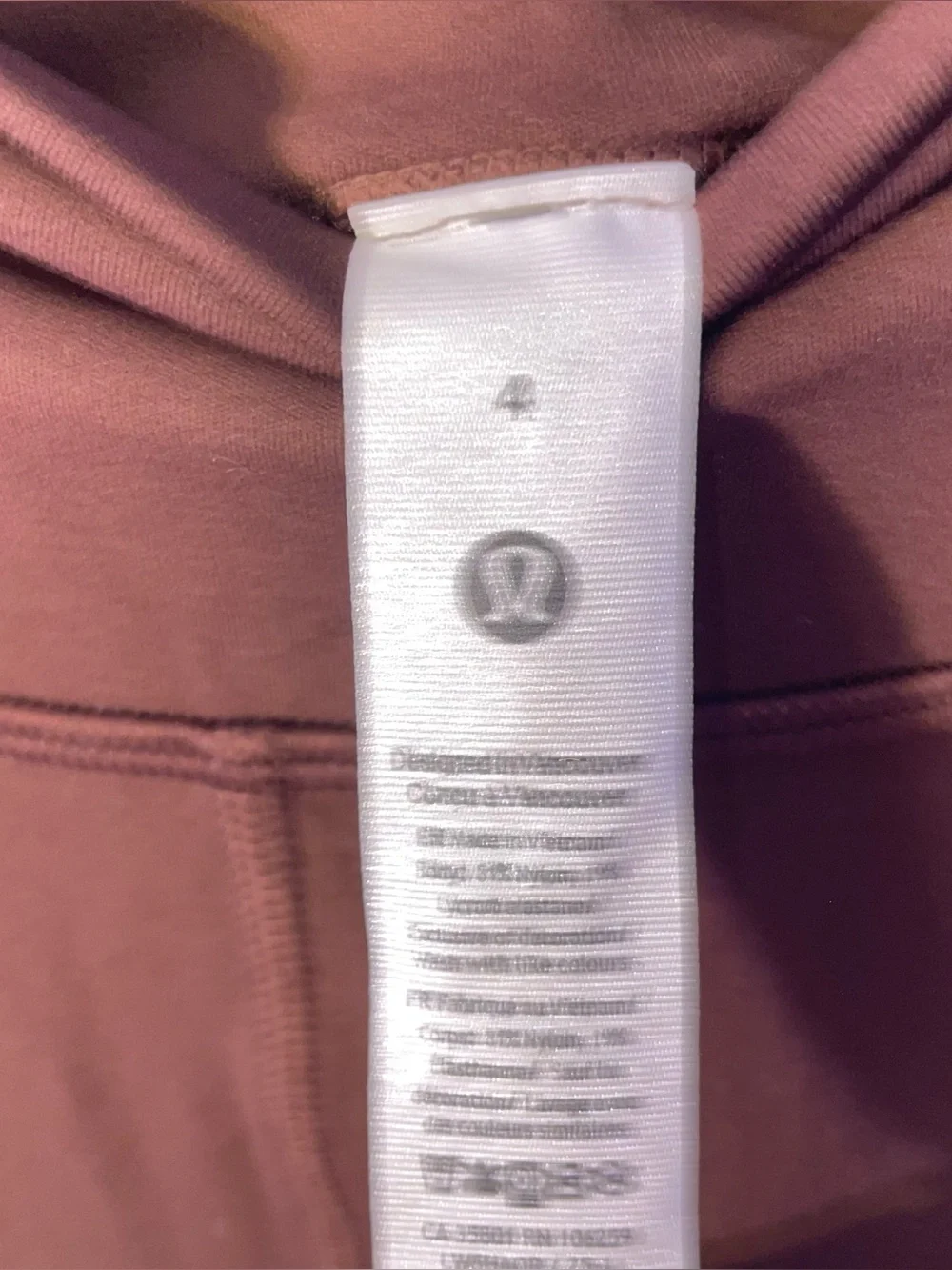 NWT Lulu Lemon Brown Flared Leggings Women 4